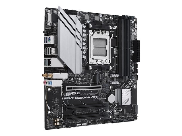 Asus prime b650ma wifi ii moederbord socket am5 microatx amd b650 chipset - afbeelding 2 van  4