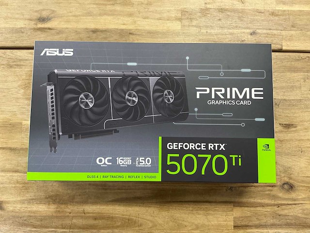 Asus prime geforce rtx 5070 ti - afbeelding 1 van  2