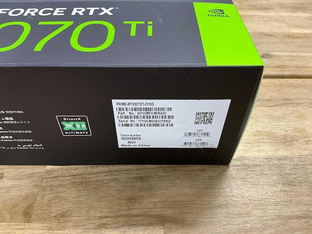 Asus prime geforce rtx 5070 ti - afbeelding 2 van  2