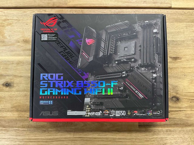 Asus rog strix b550-f gaming wifi ii motherboard - afbeelding 1 van  2
