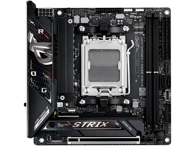 Asus rog strix b850i gaming wifi moederbord mini itx amd b850 socket am5 - afbeelding 1 van  3