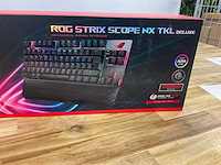 Asus rog strix scope nx tkl deluxe mechanical gaming keyboard - afbeelding 1 van  3