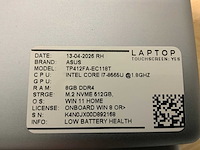 Asus tp412fa (i7) laptop (2x) - afbeelding 8 van  8