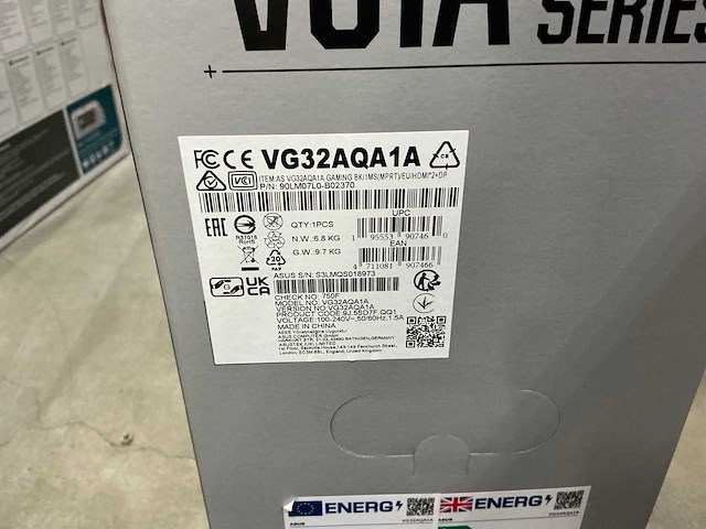 Asus tuf gaming monitor vg1a 31.5’’ - afbeelding 2 van  2