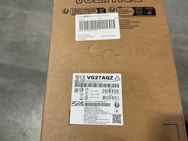 Asus tuf gaming monitor vg27aqz 27’’ - afbeelding 2 van  2