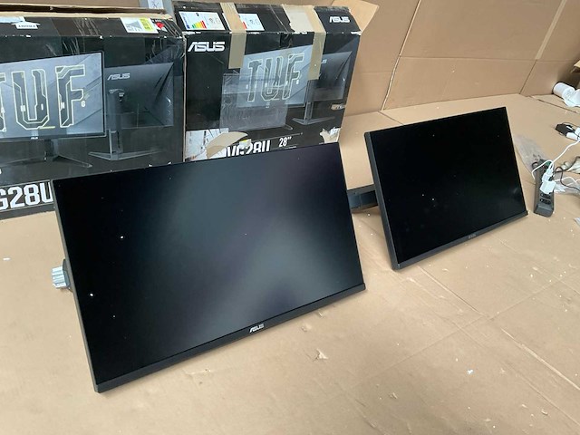 Asus tuf gaming vg28u monitor (2x) - afbeelding 9 van  15