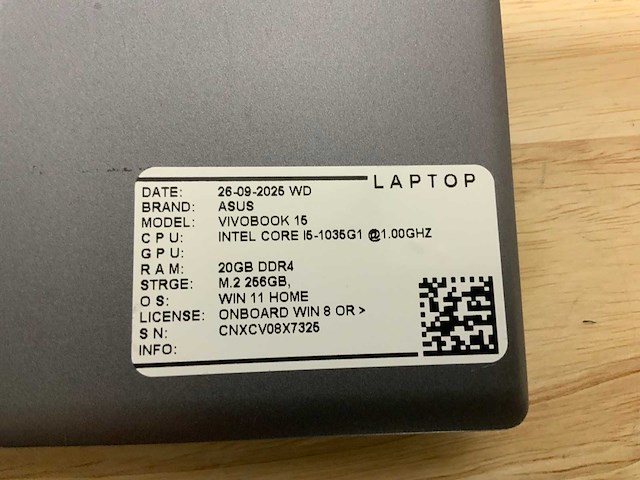 Asus vivobook 15 laptop - afbeelding 7 van  7