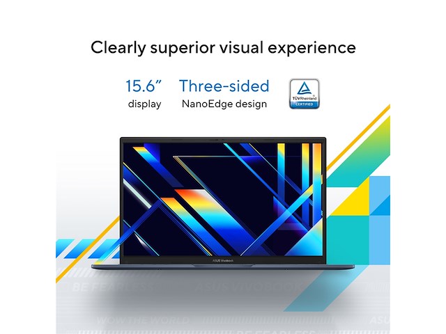 Asus vivobook 15 x1504zanj1168w intel coretm i5 i51235u laptop qwerty blauw - afbeelding 3 van  4