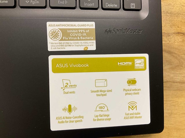 Asus vivobook x1505v laptop - afbeelding 4 van  7