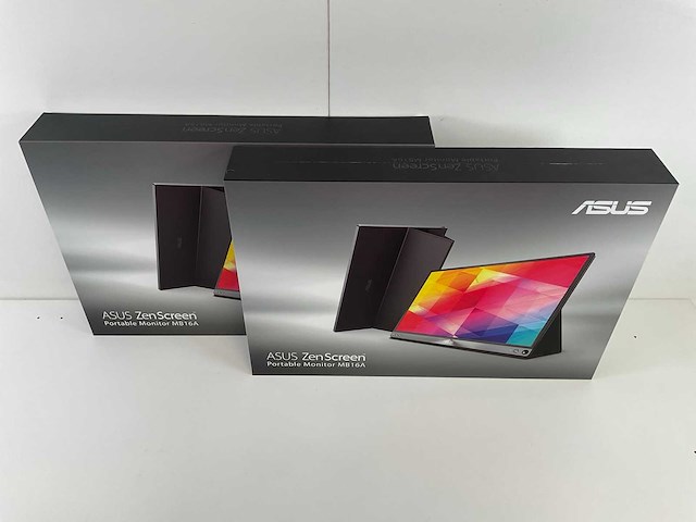 Asus zenscreen (mb16a) 15.6” 1920x1080 (fhd) portable usb monitors (new) (2x) - afbeelding 7 van  14