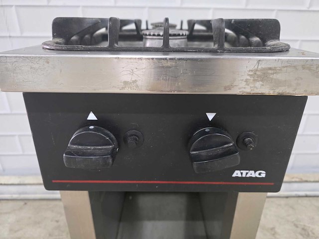 Atag - 2 pits -rvs gasfornuis - afbeelding 4 van  6