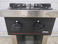 Atag - 2 pits -rvs gasfornuis - afbeelding 4 van  6