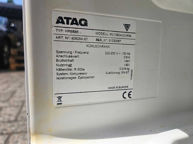 Atag - koelkast - afbeelding 5 van  5
