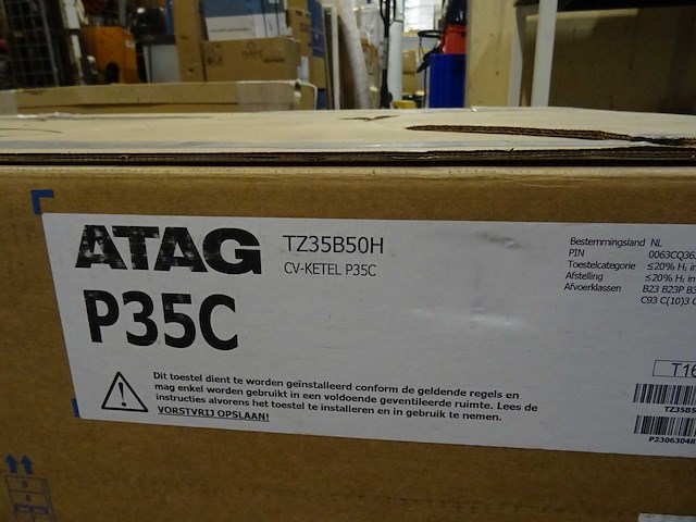 Atag - p35c - tz35b50h cw5 - cv ketel - afbeelding 4 van  5