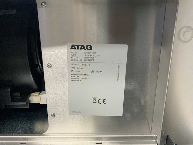 Atag - wu9011rm bu90ba-adc01 - afzuigkap - afbeelding 3 van  10