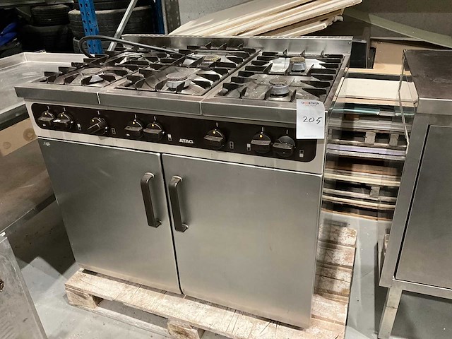 Atag 6 pits gasfornuis met oven - afbeelding 1 van  7