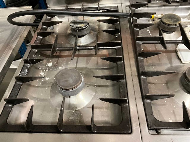 Atag 6 pits gasfornuis met oven - afbeelding 3 van  7