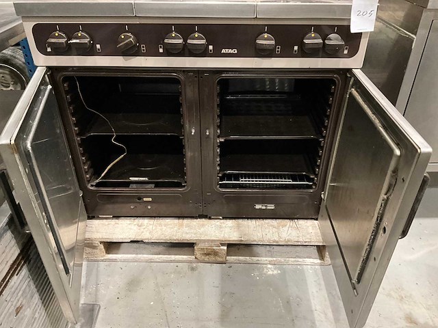 Atag 6 pits gasfornuis met oven - afbeelding 7 van  7