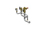 Atag aansluitset wand rug cv - afbeelding 1 van  9