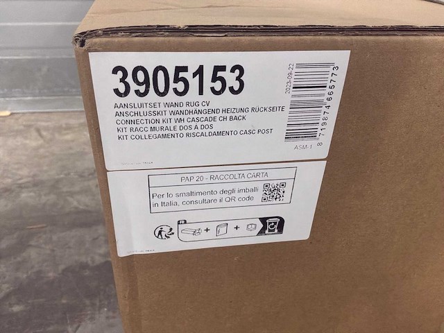 Atag aansluitset wand rug cv - afbeelding 9 van  9