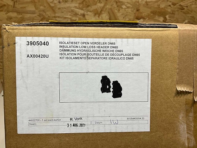 Atag ax00420u isolatie set open verdeler dn65 - - afbeelding 4 van  4