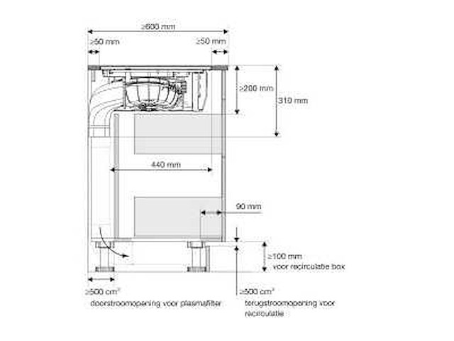 Atag hidd28472sv inbouw inductiekookplaat met geïntegreerde afzuiging - afbeelding 5 van  6
