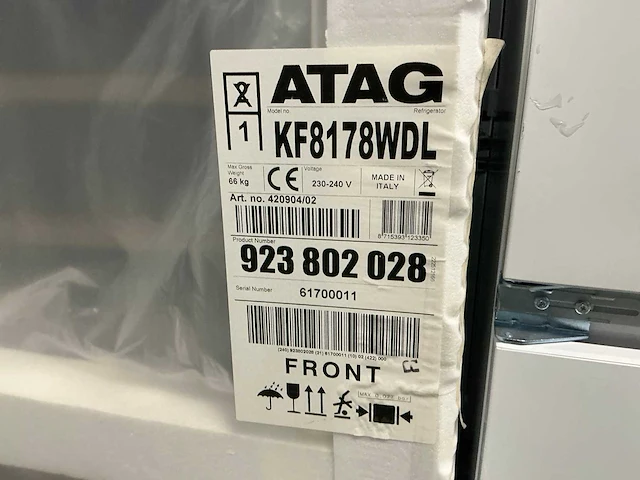 Atag kf8178wdl inbouw wijnklimaatkast - afbeelding 3 van  3