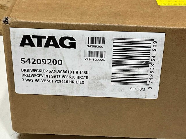 Atag s4209200 3-wegklep samengesteld vc8610 hr 1"bt. - afbeelding 5 van  6