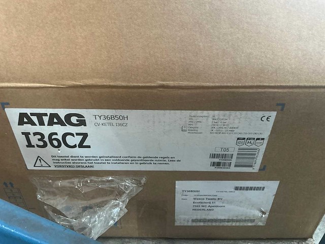 Atag ty36b50h hr combi cv-ketel - afbeelding 3 van  4
