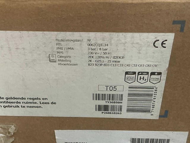 Atag ty36b50h hr combi cv-ketel - afbeelding 4 van  4