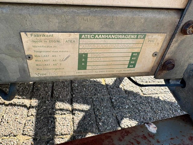 Atec - aanhangwagen - afbeelding 9 van  9