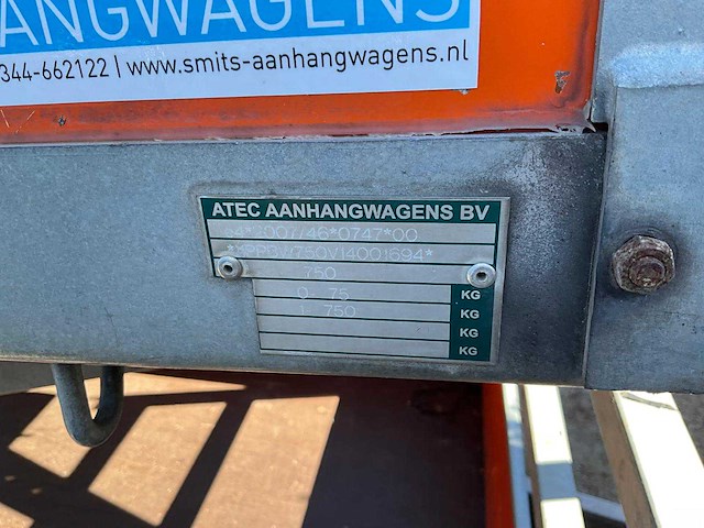 Atec aanhangwagen - afbeelding 6 van  7