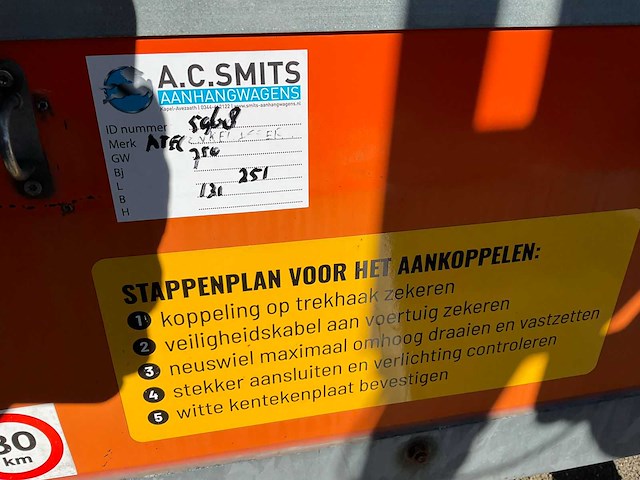 Atec aanhangwagen - afbeelding 2 van  6