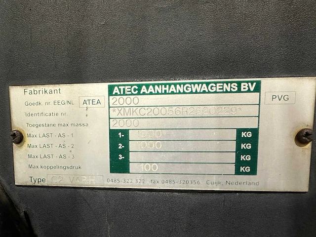 Atec c2 starline paardentrailer ws-jn-67 - afbeelding 5 van  15