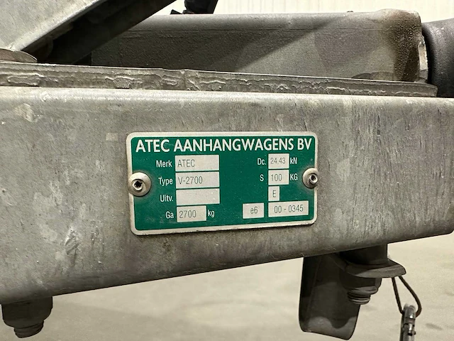 Atec c2 starline paardentrailer ws-jn-67 - afbeelding 6 van  15