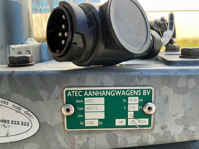 Atec cd27g aanhangwagen - afbeelding 5 van  5