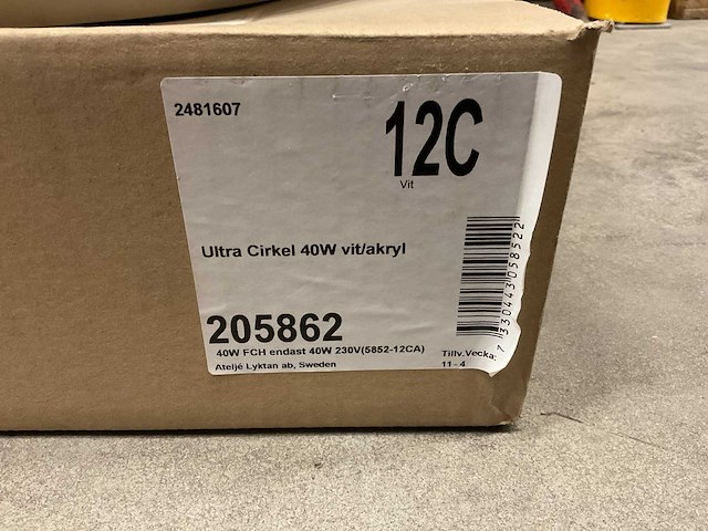 Ateljé lyktan ultra cirkel plafondlamp - afbeelding 2 van  2
