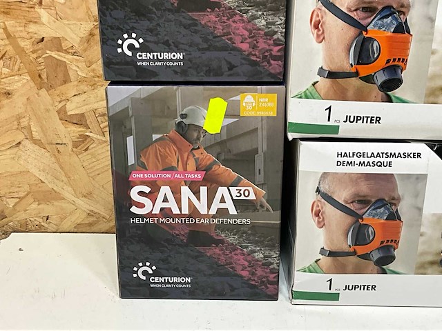 Atelli centurion gehoorbescherming, maskers en filters (9x) - afbeelding 3 van  6