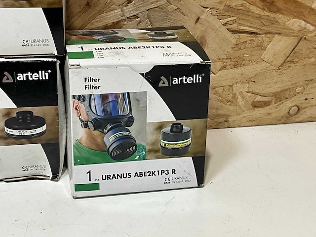 Atelli centurion gehoorbescherming, maskers en filters (9x) - afbeelding 6 van  6