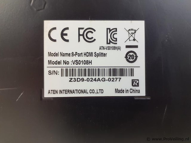 Aten hdmi splitter model vso10bh - afbeelding 4 van  4
