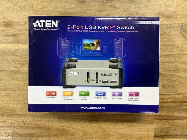 Aten kvmp switch cs-1732a - afbeelding 1 van  2