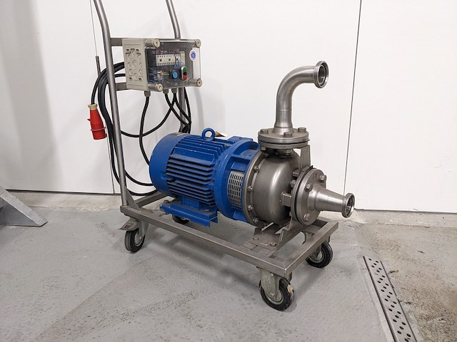 Atex centrifugaal pomp, wijk&boerema, cbl 50-160/157, blauw - afbeelding 1 van  9