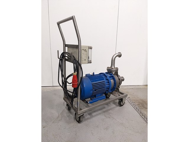 Atex centrifugaal pomp, wijk&boerema, cbl 50-160/157, blauw - afbeelding 2 van  9