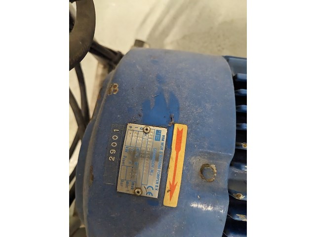 Atex centrifugaal pomp, wijk&boerema, cbl 50-160/157, blauw - afbeelding 3 van  9