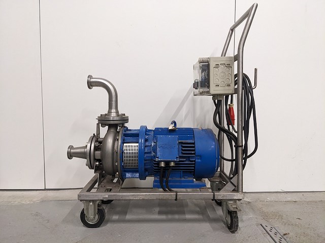 Atex centrifugaal pomp, wijk&boerema, cbl 50-160/157, blauw - afbeelding 4 van  9