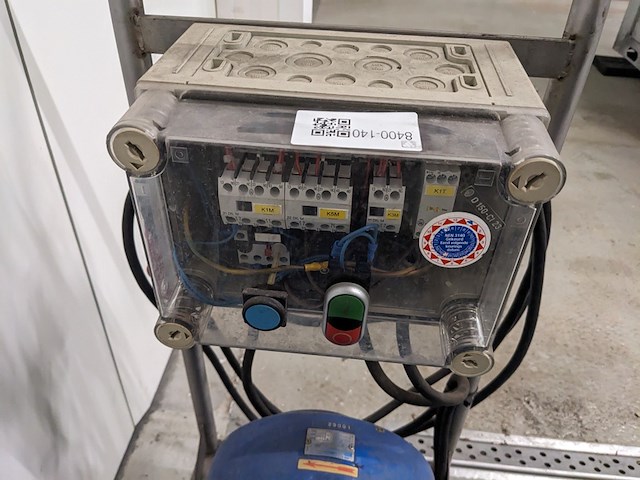 Atex centrifugaal pomp, wijk&boerema, cbl 50-160/157, blauw - afbeelding 6 van  9