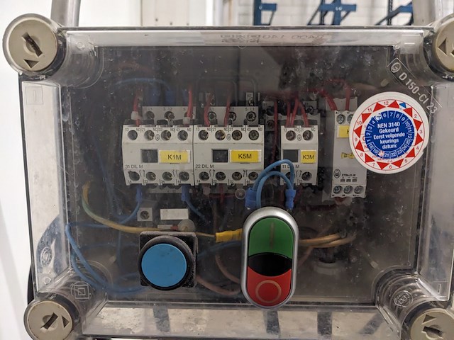 Atex centrifugaal pomp, wijk&boerema, cbl 50-160/157, blauw - afbeelding 7 van  9