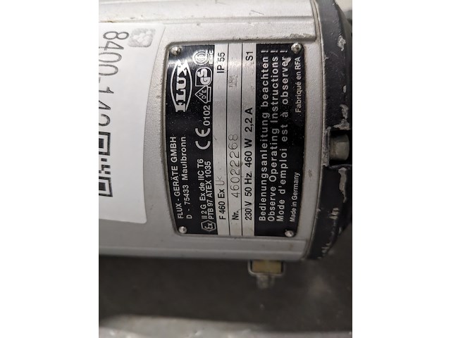 Atex vat pomp, flux, f460 ex u, grijs - afbeelding 4 van  9