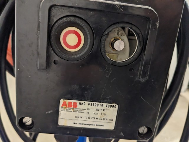 Atex zijkanaal waaier pomp, allweiler, srz 441 wg ii2v, blauw, 1996 - afbeelding 8 van  9