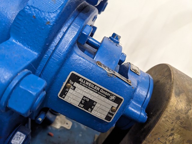 Atex zijkanaal waaier pomp, allweiler, srz 441 ww g11e32, blauw, 2020 - afbeelding 6 van  10